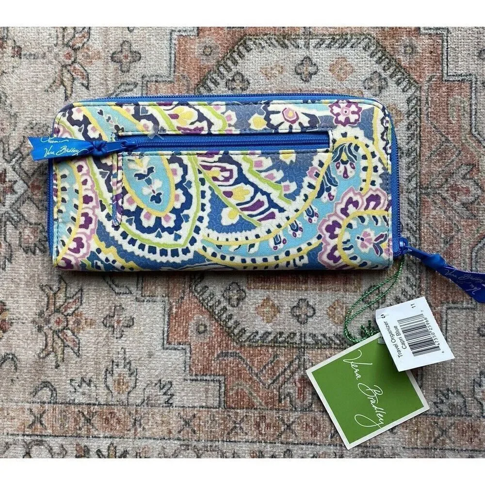 Vera Bradley Floral Paisley Card Holder Wallet - Picture 9 of 9